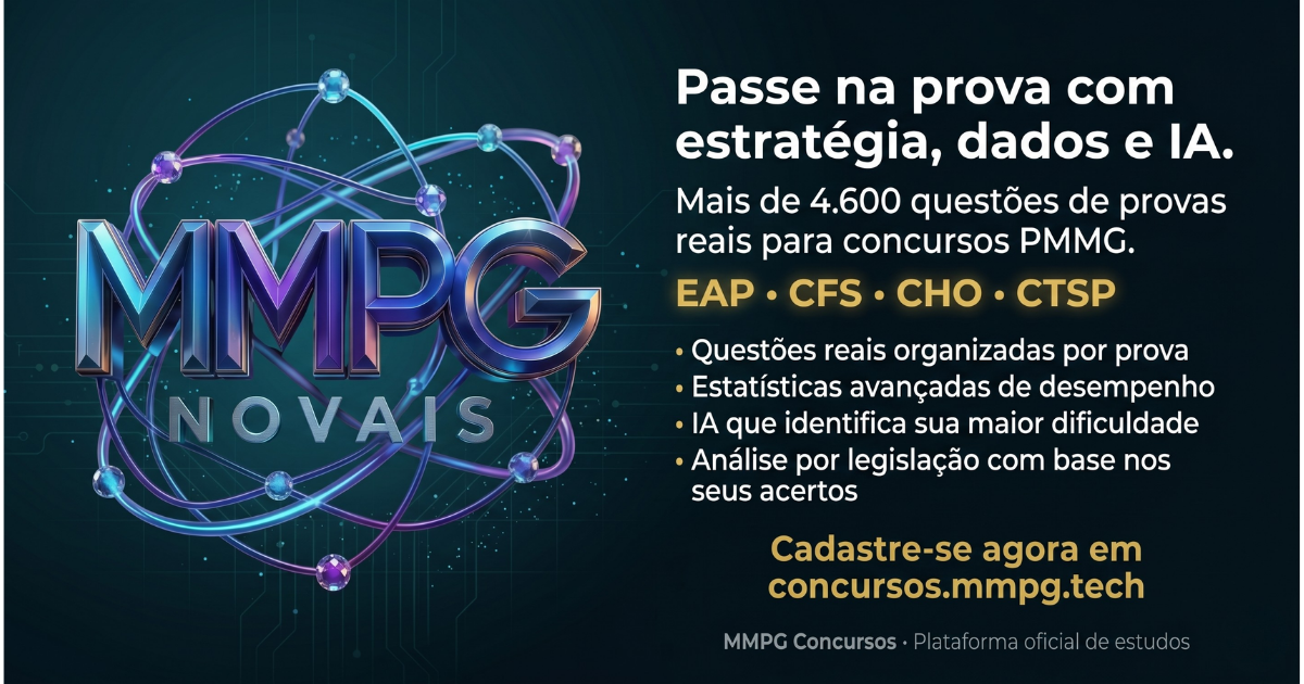 Painel da plataforma MMPG Novais
